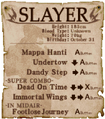 Slayer Wanted Poster