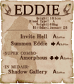 Eddie Wanted Poster